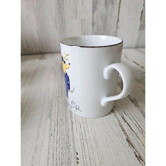Pottery Barn Donner reindeer mug cup Christmas Xmas reindeer deer - Picture 3 of 6